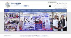 Desktop Screenshot of marineacademy.edu.pk